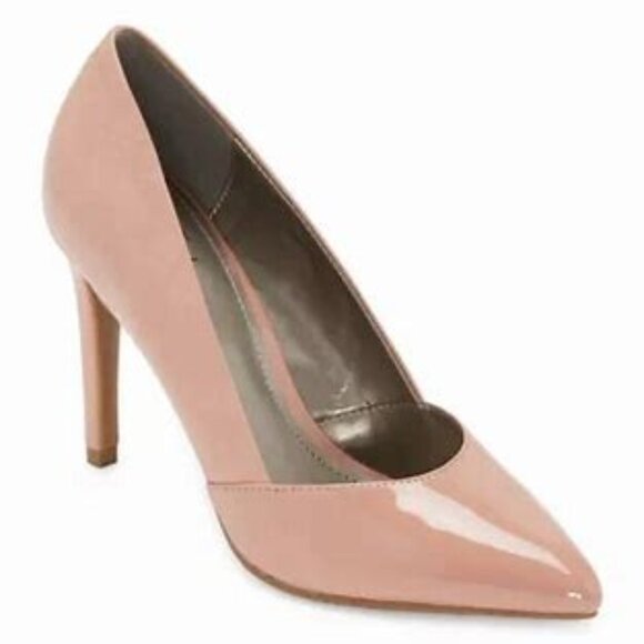 Worthington Nougat Tan Zest Pointy 4" High Heel Stilettos Faux Leather NWOB - Picture 1 of 1